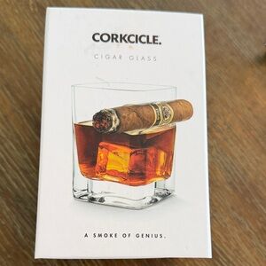 Corkcicle Whiskey Cigar Glass - Clear New